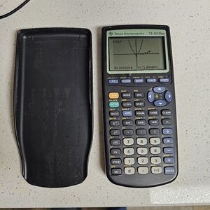 TI-83 Plus Texas Instruments Graphing Calculator Tested With Cover